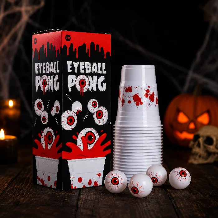Eyeball Pong set – 20 bekers + 4 ballen