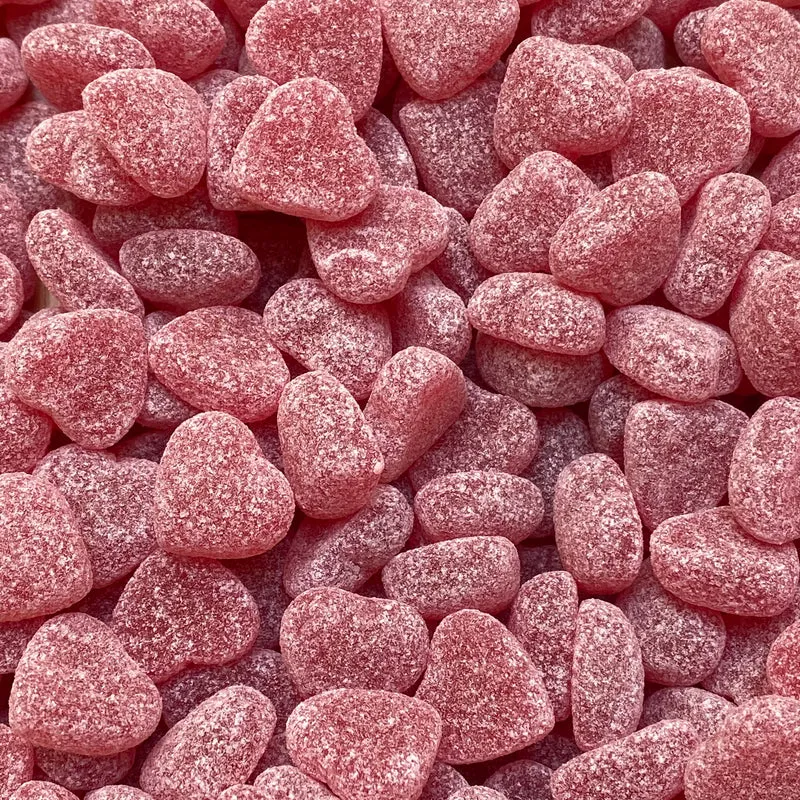 Gesuikerde Haribo Frambozen Hartjes