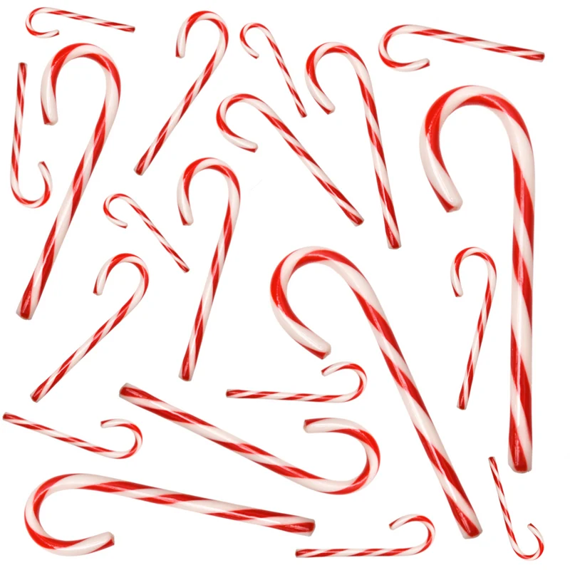 20 rood / witte zuurstokken