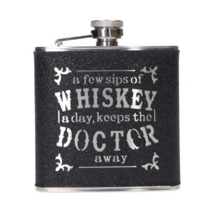 Heupfles Whiskey doctor RVS 175ml