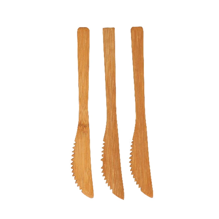 Bamboe messen 3 stuks