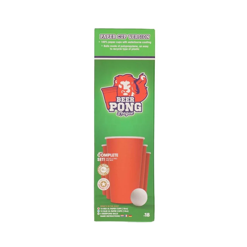 Beer pong set compleet Green