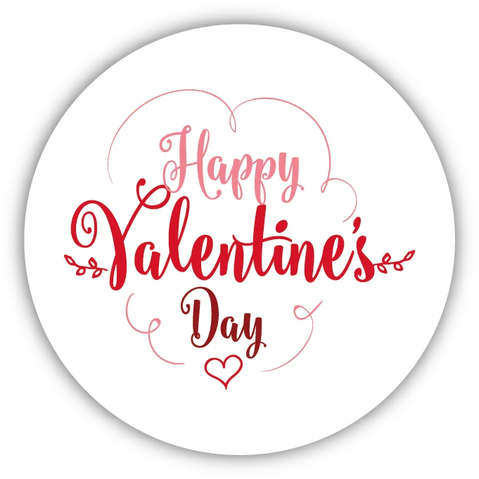 Schildje chocolade: Valentijn
