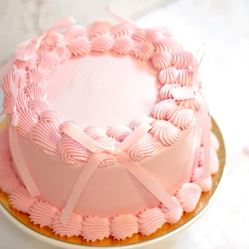 Roze Bow Taart
