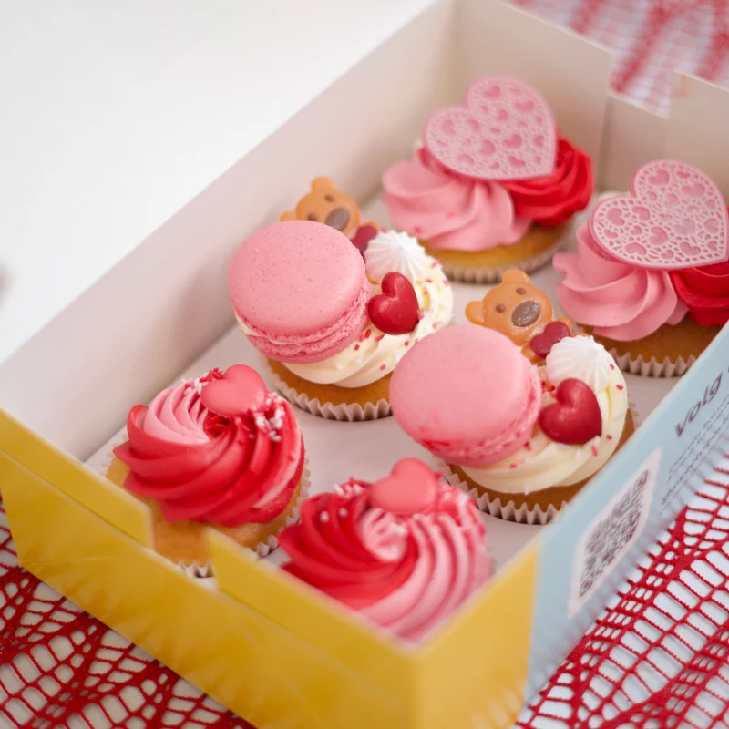 Valentijn Cupcakes (6 stuks)