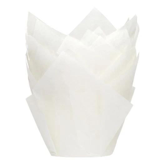 Muffin Cups HoM Tulp Wit 36st