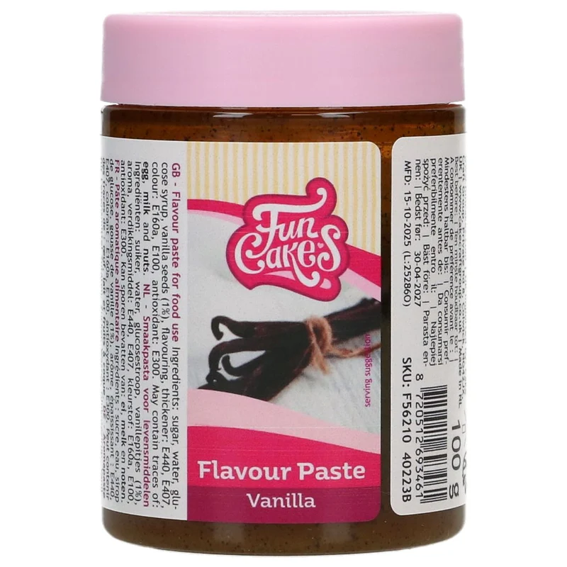 FunCakes Smaakpasta Vanille 100gr