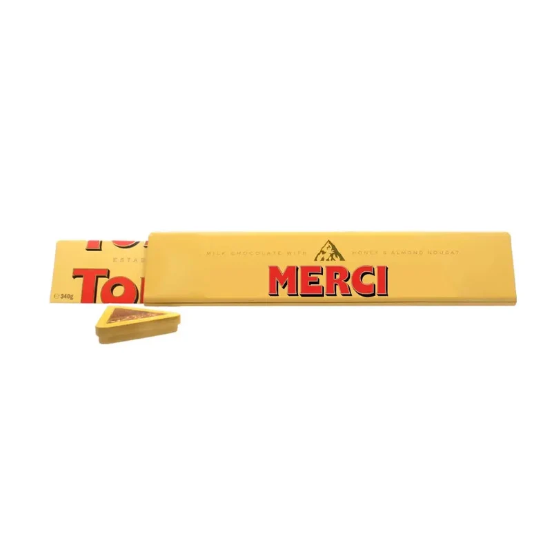 Toblerone premium tinbox "merci" - chocolade cadeau - 340g