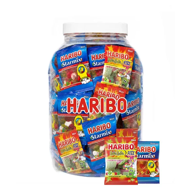 Haribo Mini Mix - Starmix & Pasta Frutta F!ZZ - ca. 50 stuks - 1075g