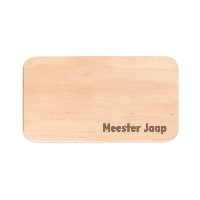 Houten borrelplankje met naam