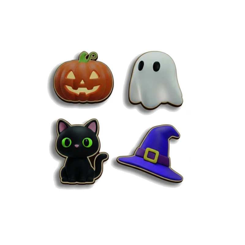Skyline inzetstukjes thema halloween