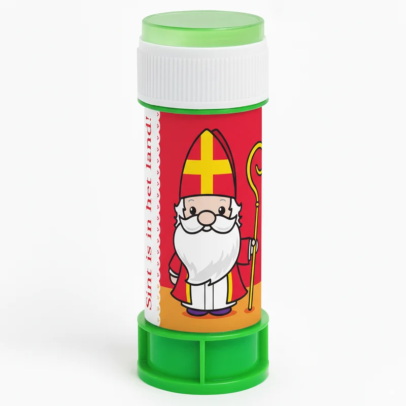 Bellenblaas Sinterklaas met eigen tekst