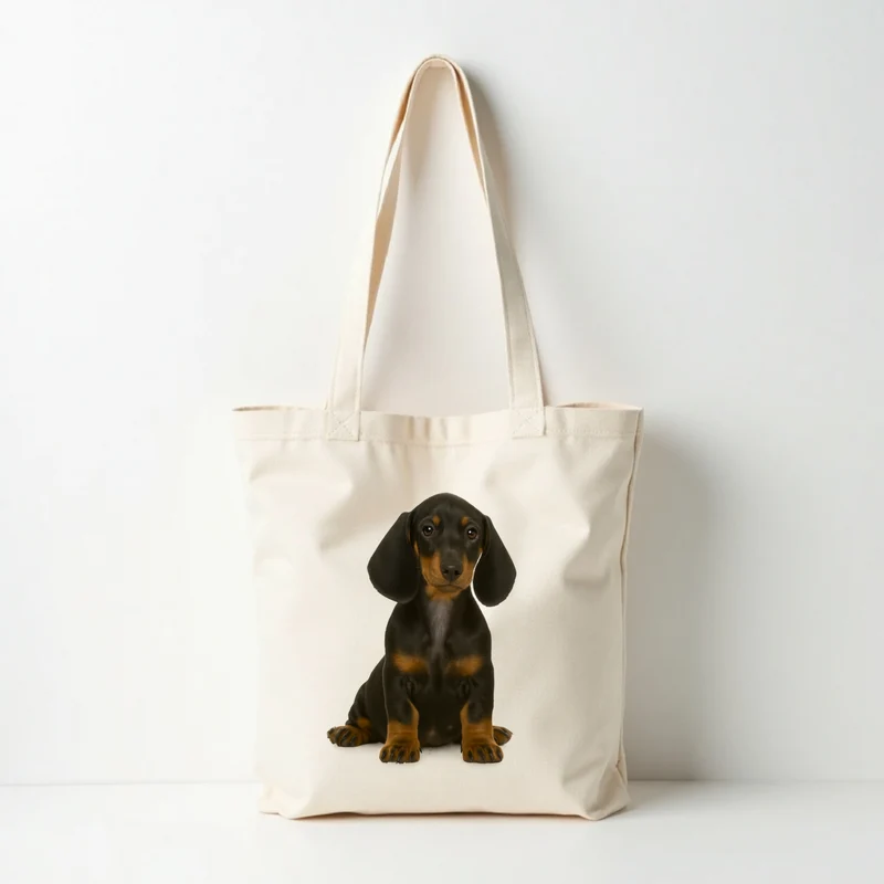 Tote bag teckel