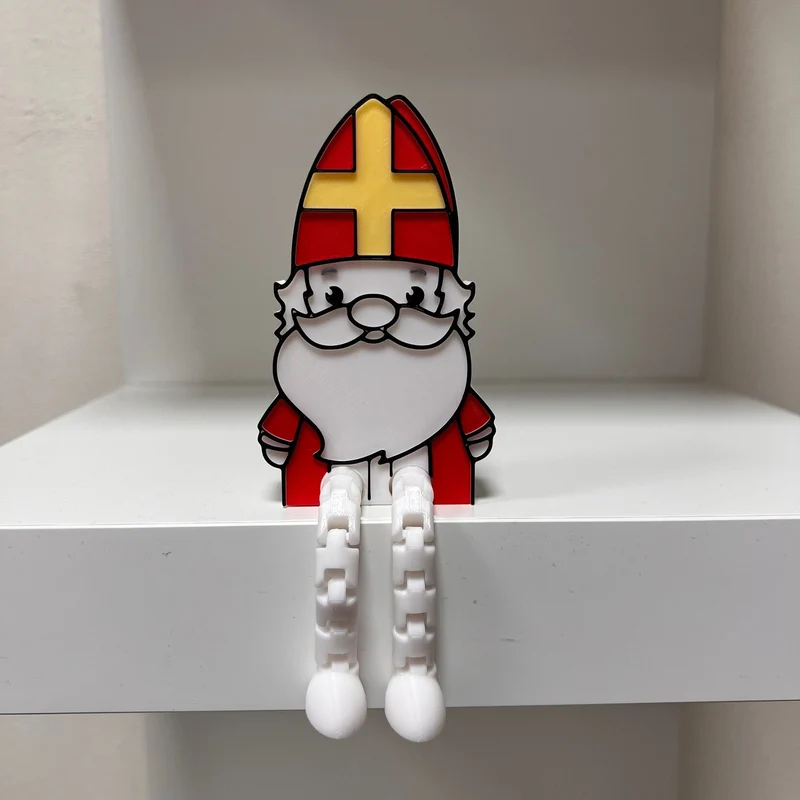 Sinterklaas met wiebelbeentjes