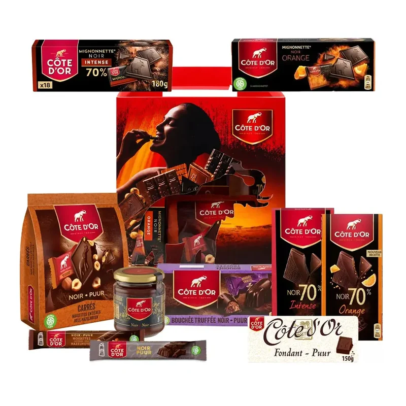 Côte d’Or chocolade giftbox - pure chocolade - chocolade cadeau - 1518g