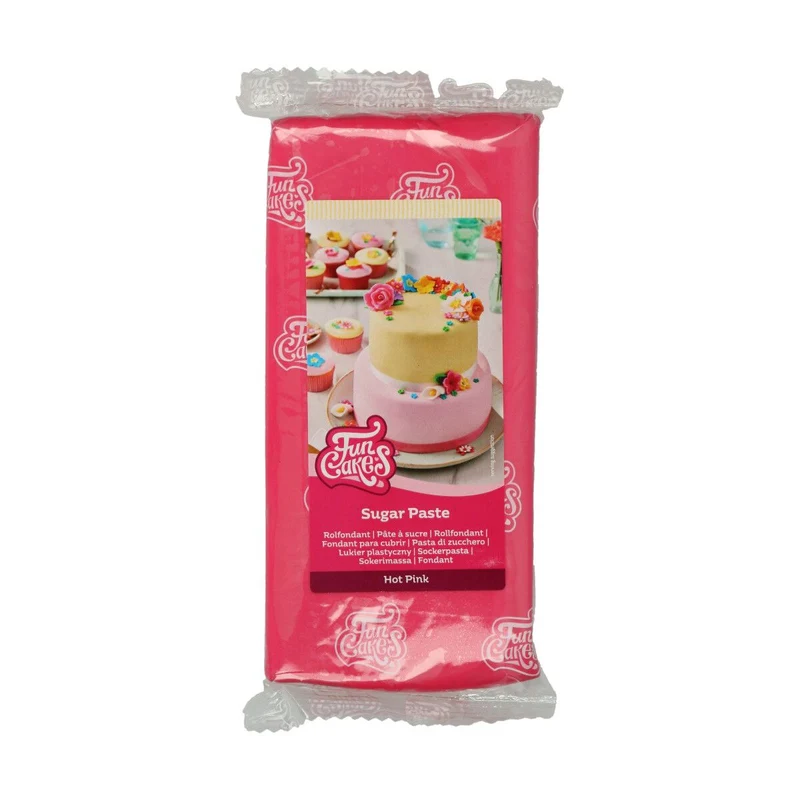 FunCakes Rolfondant Roze Hot Pink 1kg