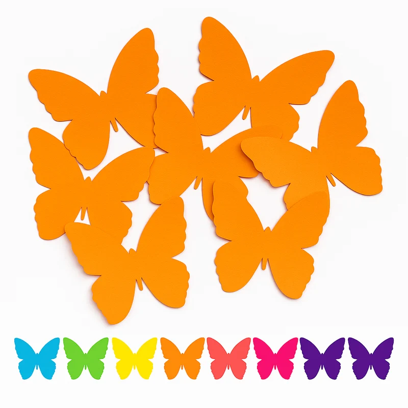 Vlinders van papier 10 stuks