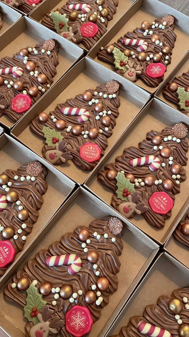 Chocolade kerstboom