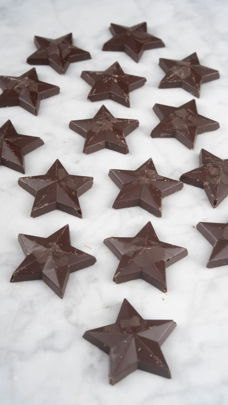 Sterretjes pure chocolade 150 g