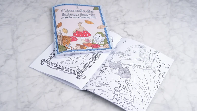 Chocolate Nation kleurboek Herfst editie - Zo lekker was kleuren nog nooit
