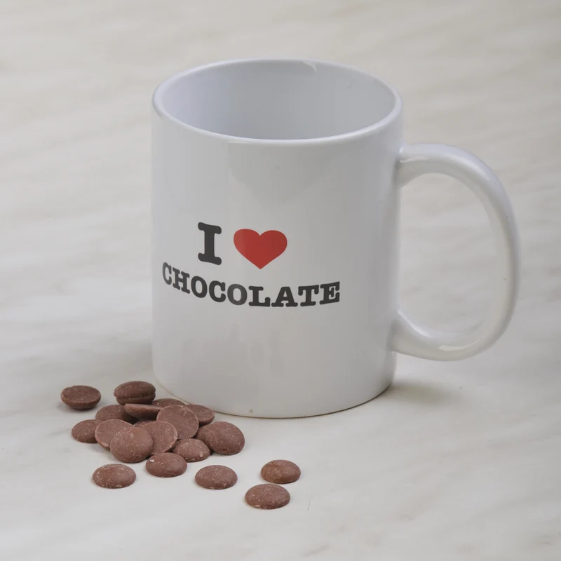 Mok - wit - I love chocolate