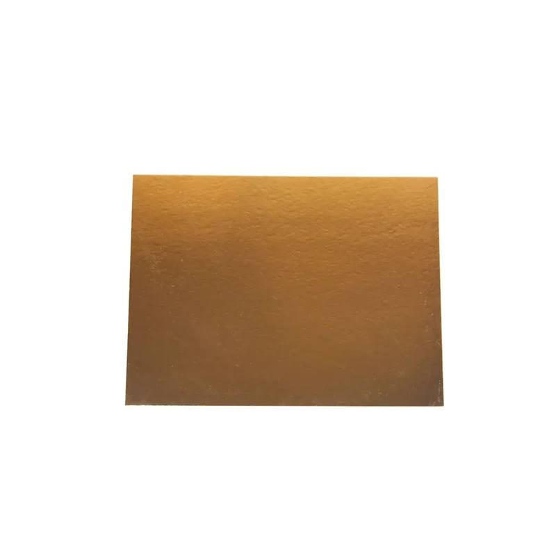 Taartkarton Rechthoek Goud/Zwart 20x30cm (3 stuks)