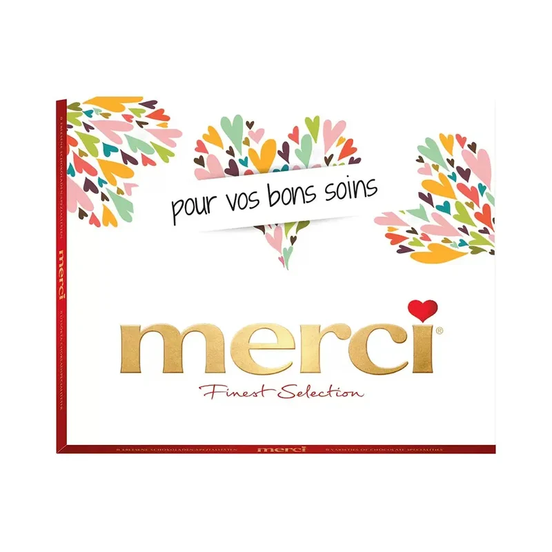 merci pour vos bons soins - merci Finest Selection Assorti chocolade - 8 smaken - 250g