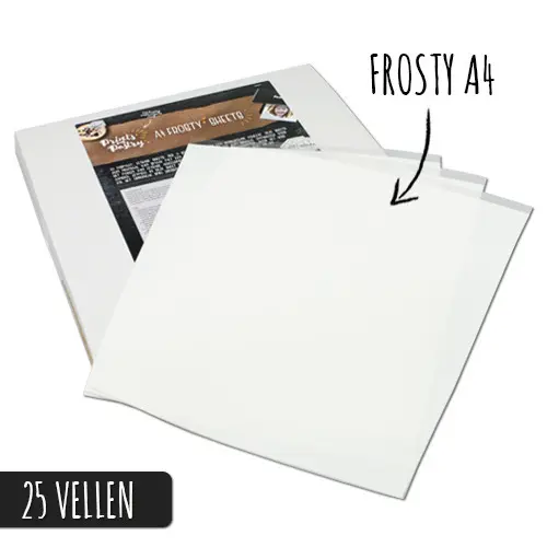 Frosty sheets 2.0 A4-formaat (25 vellen)