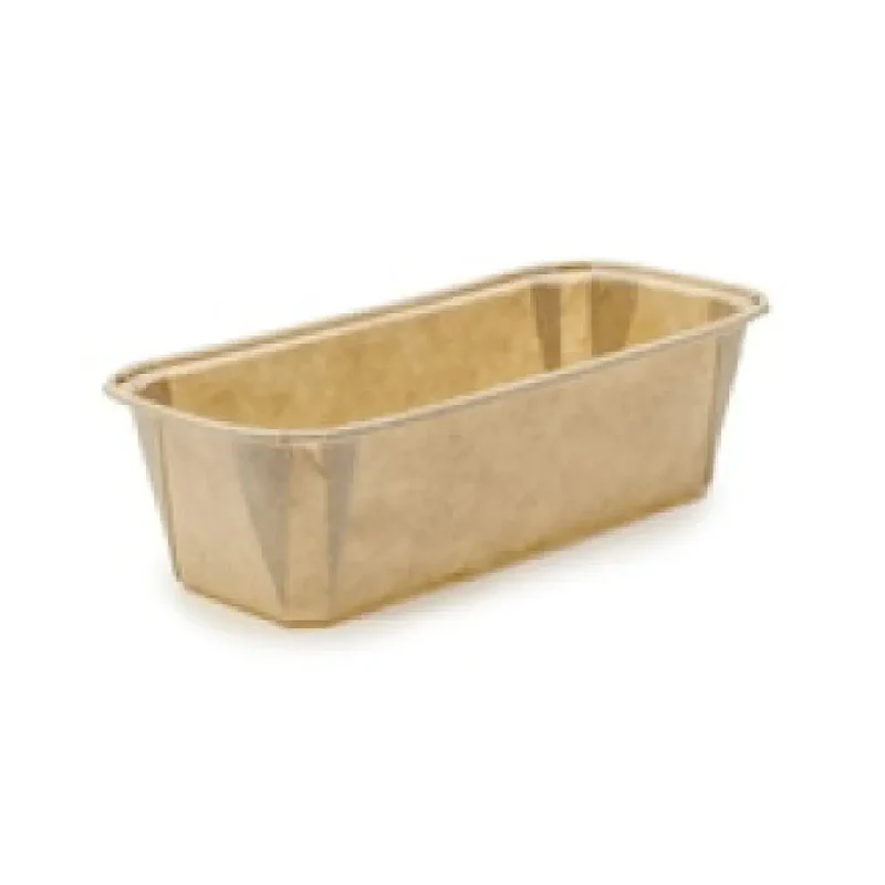 Mini Cakevorm Karton 10x6cm Kraft (25 stuks)