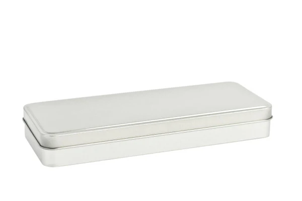 DSE 084 Rechthoekige Blikdoos – Metalen Opbergdoos voor Scheeraccessoires
