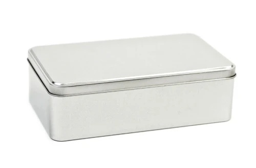 DSE 006 Kleine promotieblik rechthoekig – Metalen verpakking voor branding en giveaways