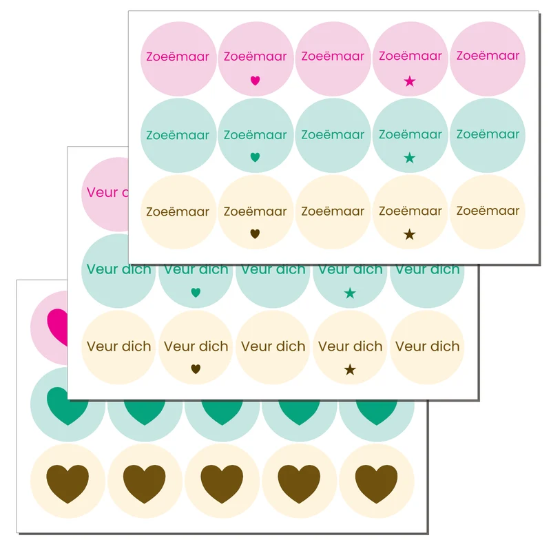 Venlose stickers – Zoeëmaar, Veur dich, Hertje