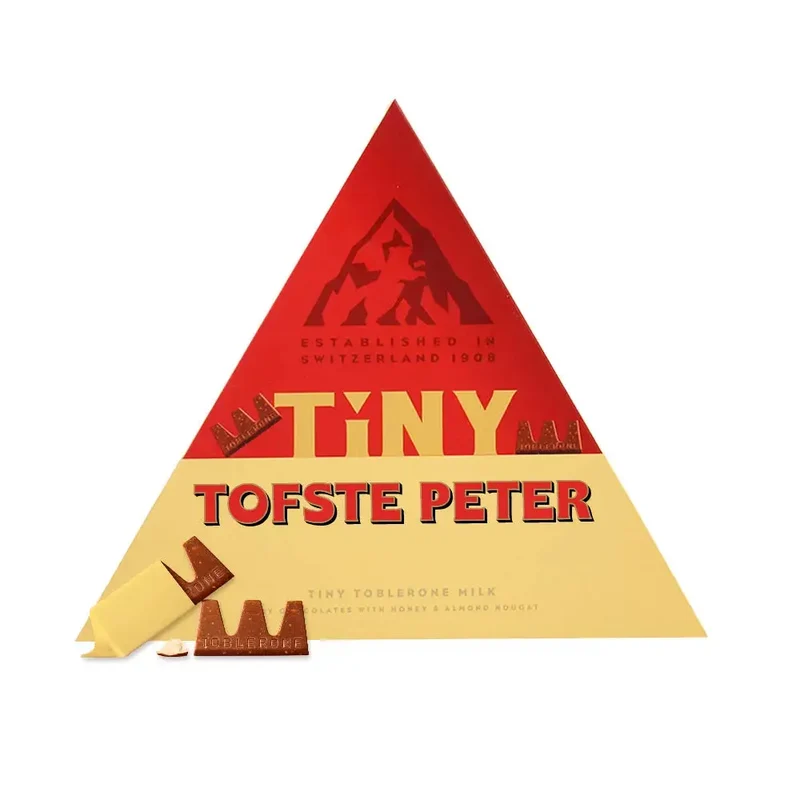 Toblerone Tiny - gepersonaliseerd cadeau - deluxe geschenkdoos met eigen opdruk - 224g