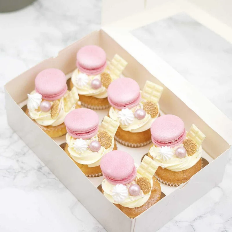 Topped Cupcakes – Roze (6 stuks)
