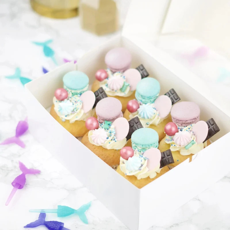 Topped Cupcakes – Mermaid (6 stuks)