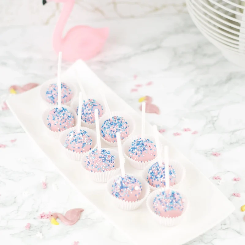 Flamingo Cakepops (15 stuks)