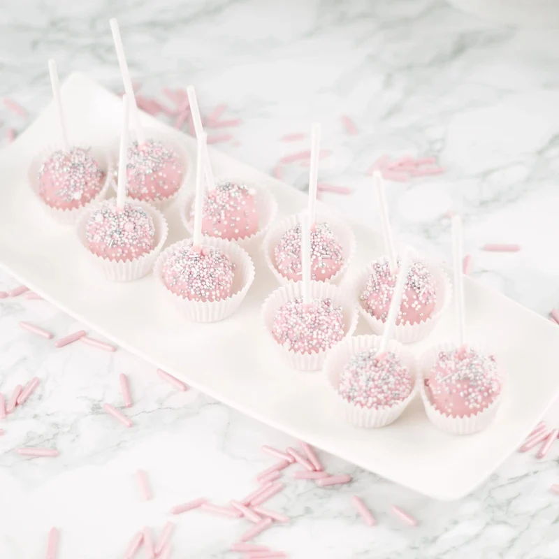 Pink Cakepops (15 stuks)