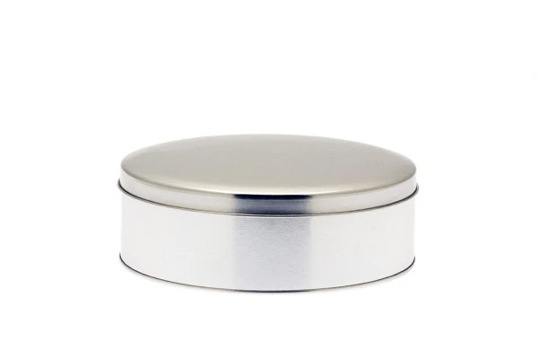 DSR 051 Koekblik Rond Ø150 mm – Gepersonaliseerde Cookie Tins voor bedrijven