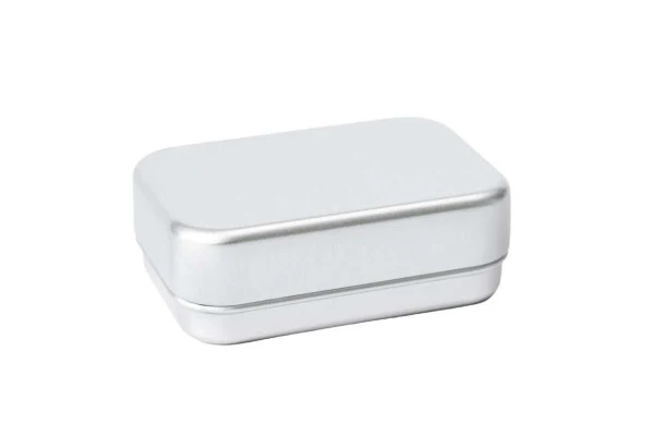 DSS 025 Aluminium zeepdoos met lekrooster 100x70x35 mm – hygiënisch en praktisch