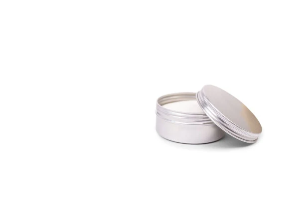 DRA 72.32 Aluminium cosmetic pot 130 ml – ronde verpakking met schroefdeksel