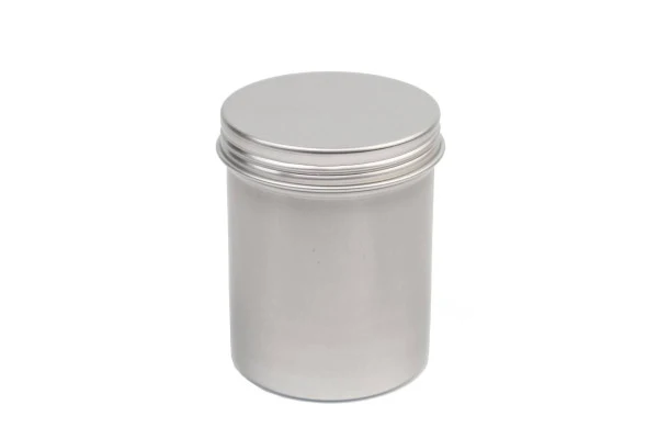 DRA 68.85 Aluminium pot 250 ml – ronde verpakking met schroefdeksel