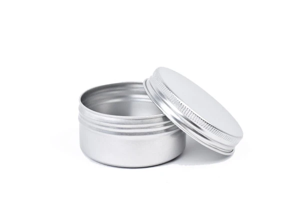 DRA 05.10 Aluminium pot 100 ml – ronde verpakking met schroefdeksel