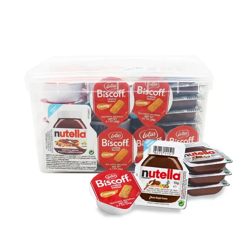 Lotus Biscoff & Nutella smeerplezier - zoet smeerpakket - 564g