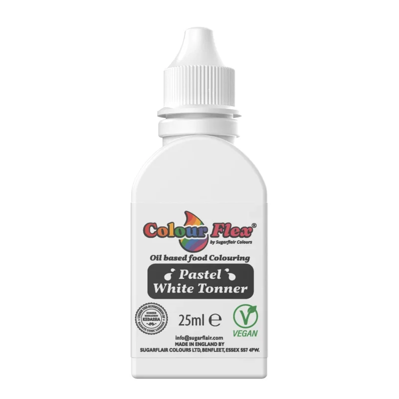 Sugarflair Colour Flex Oil Pastel Toner Wit 25ml