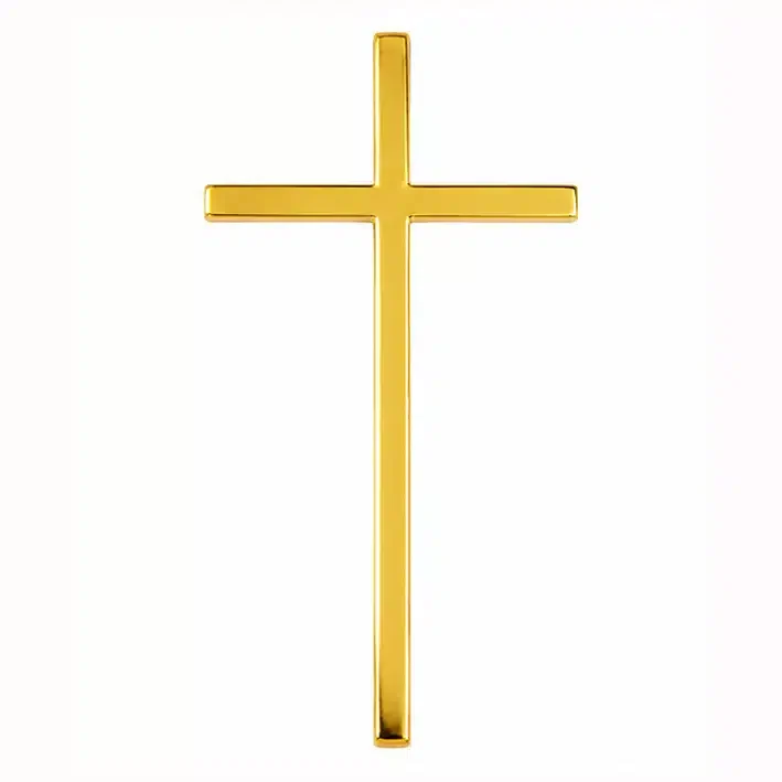 Cake Topper Kruis Goud