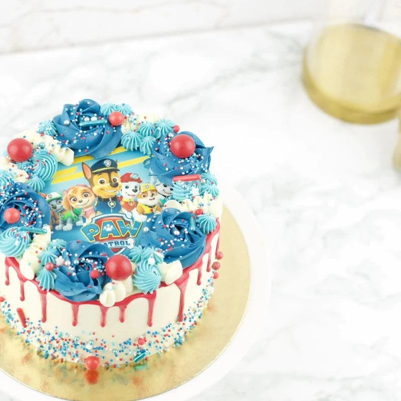Driptaart met Paw Patrol Logo
