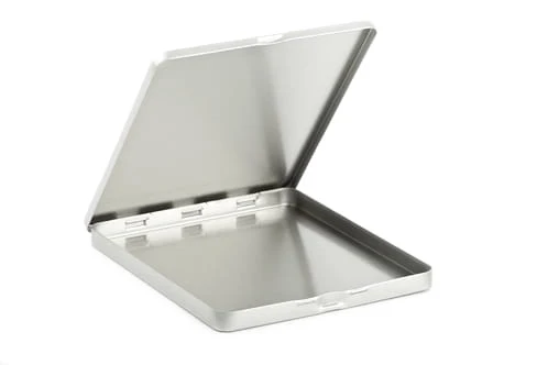 MDE 010 Platte vierkante blikdoos – Metalen verpakking voor platte producten