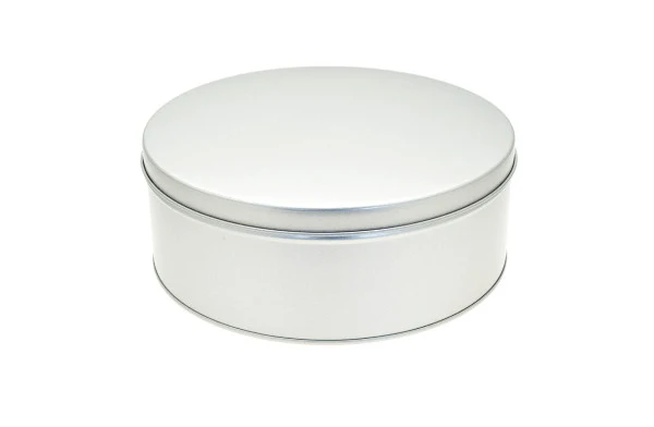 DSR 035 Koekblik Rond Ø190x70 mm – Metalen Koekjesdoos