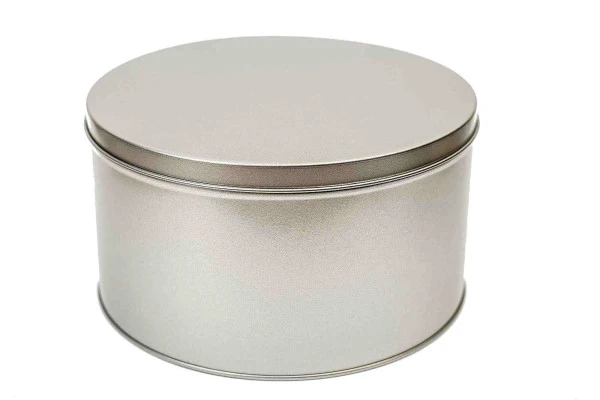 DSR 100 Ronde Blikken Doos Ø182x100 mm – Metalen Geschenkdoos
