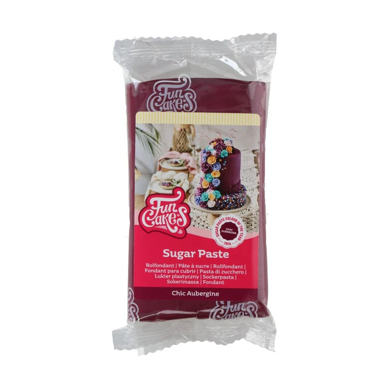 FunCakes Fondant Chic Aubergine 250g